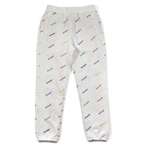 40s‎ & Shorties All Over Print Embroidered Logo Sweatpants Grey NWT Mens XL